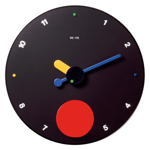Contrattempo black - Pendulum wall clock