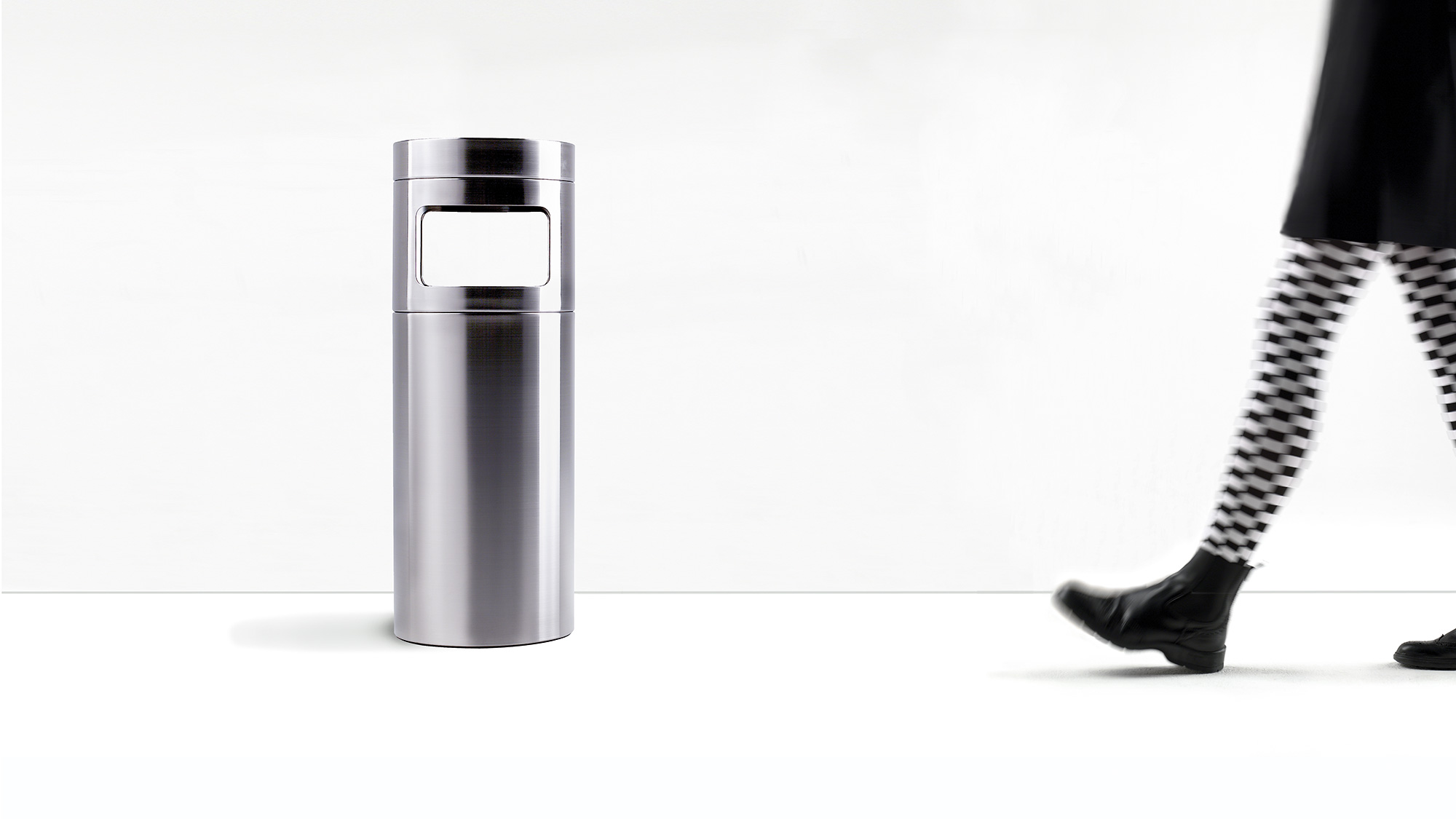 Nox - Posacenere con cestino gettacarte - immagine 3