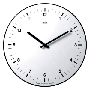 Orario bianco - Orologio da parete