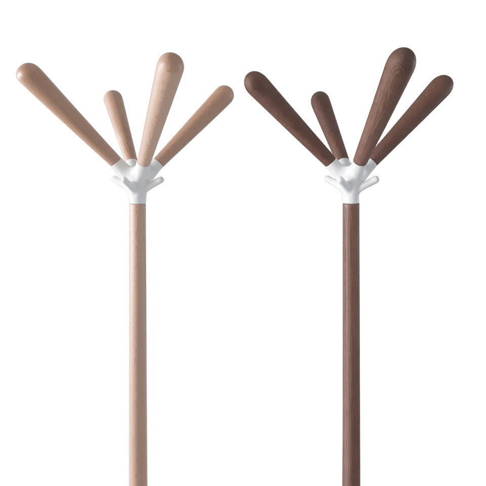 Appendiabiti Sioux, ora disponibile anche in legno di rovere